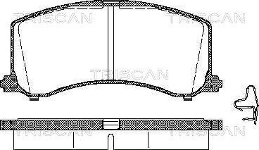 AISIN SN651P - Set placute frana,frana disc - allinparts.ro