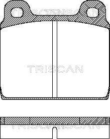 Triscan 8110 10203 - Set placute frana,frana disc allinparts.ro