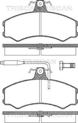 BENDIX 510079 - Set placute frana,frana disc allinparts.ro