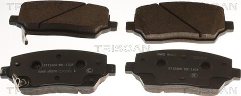 Triscan 8110 83001 - Set placute frana,frana disc allinparts.ro