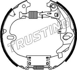 Trusting 6321 - Set saboti frana allinparts.ro