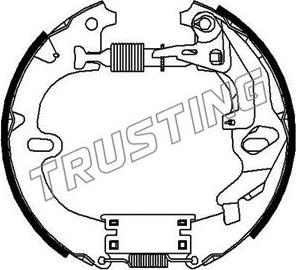 Trusting 6322 - Set saboti frana allinparts.ro