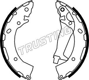 Trusting 046.225 - Set saboti frana allinparts.ro