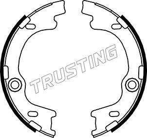 Trusting 046.221 - Set saboti frana, frana de mana allinparts.ro