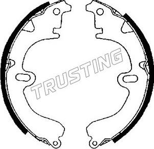 Trusting 115.271 - Set saboti frana allinparts.ro