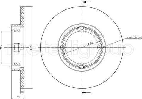 Trusting DF117 - Disc frana allinparts.ro