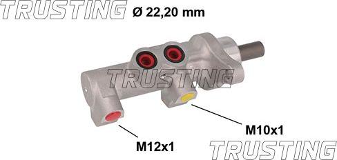 Trusting PF972 - Pompa centrala, frana - allinparts.ro