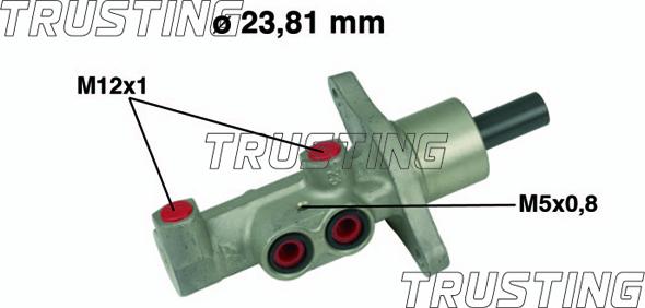 Trusting PF581 - Pompa centrala, frana allinparts.ro