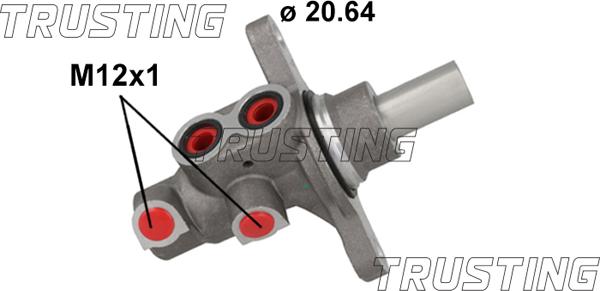 Trusting PF1034 - Pompa centrala, frana allinparts.ro
