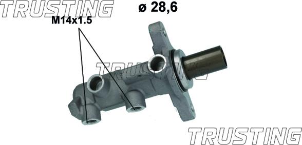 Trusting PF1028 - Pompa centrala, frana allinparts.ro