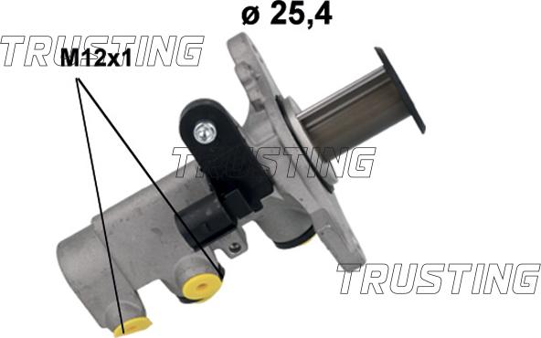 Trusting PF1251 - Pompa centrala, frana - allinparts.ro