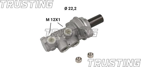Trusting PF1280 - Pompa centrala, frana - allinparts.ro