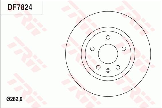 TRW DF7824 - Disc frana allinparts.ro