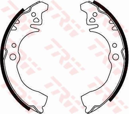 TRW GS8281 - Set saboti frana allinparts.ro