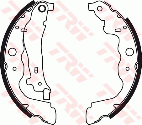 TRW GS8780 - Set saboti frana - allinparts.ro