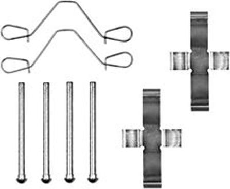 TRW PFK61 - Set accesorii, placute frana - allinparts.ro