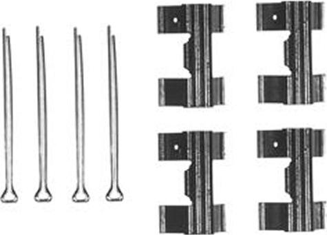 TRW PFK131 - Set accesorii, placute frana allinparts.ro