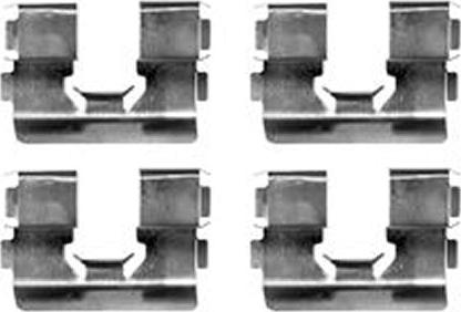 TRW PFK178 - Set accesorii, placute frana - allinparts.ro