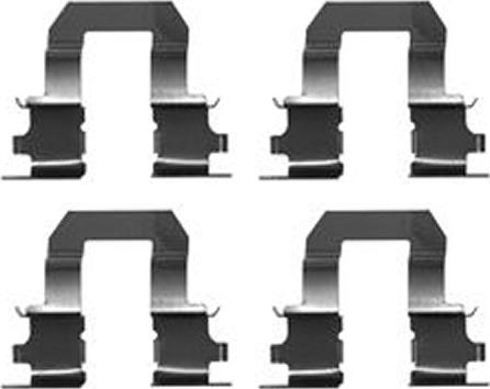 TRW PFK382 - Set accesorii, placute frana - allinparts.ro