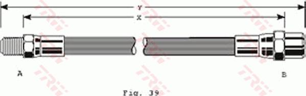 TRW PHB127 - Furtun frana - allinparts.ro