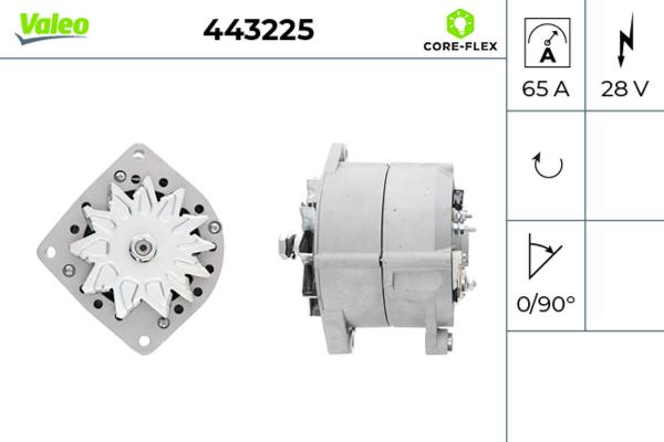 VALEO 443225 - Generator / Alternator allinparts.ro