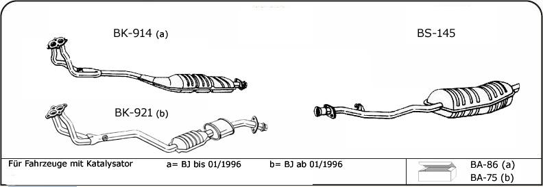 VEGAZ BM-102 - Sistem de esapament - allinparts.ro