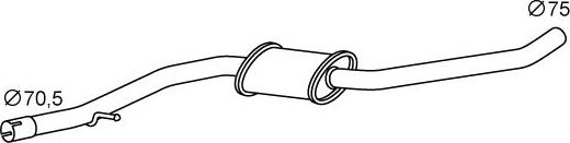 VEGAZ BS-512 - Toba esapamet intermediara - allinparts.ro