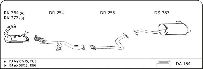 VEGAZ D137 - Sistem de esapament allinparts.ro