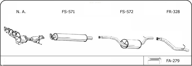 VEGAZ F162 - Sistem de esapament allinparts.ro