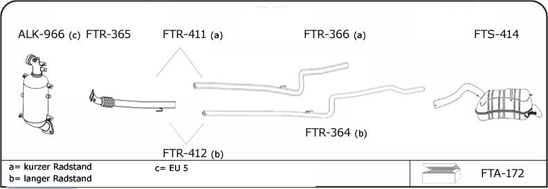 VEGAZ FT113 - Sistem de esapament allinparts.ro
