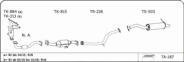 VEGAZ T148 - Sistem de esapament - allinparts.ro