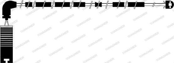 Wagner WWI286 - Senzor de avertizare,uzura placute de frana - allinparts.ro