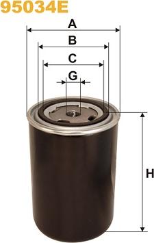 WIX Filters 95034E - Filtru combustibil allinparts.ro