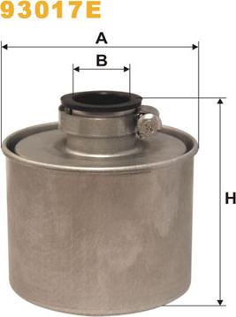 WIX Filters 93017E - Filtru aer, admisie compresor allinparts.ro