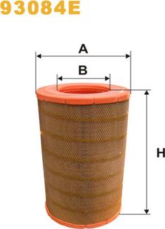 WIX Filters 93084E - Filtru aer allinparts.ro