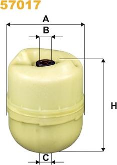 WIX Filters 57017 - Filtru ulei - allinparts.ro