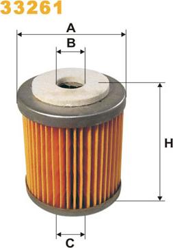 WIX Filters 33261 - Filtru combustibil allinparts.ro