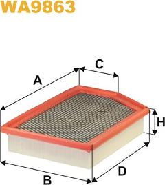 WIX Filters WA9863 - Filtru aer - allinparts.ro