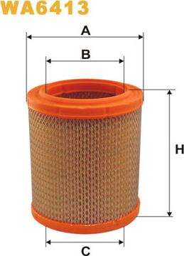 WIX Filters WA6413 - Filtru aer - allinparts.ro