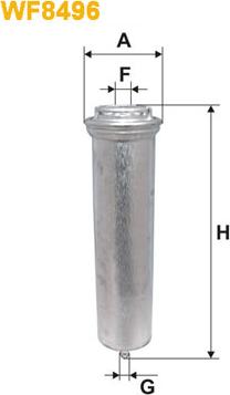 WIX Filters WF8496 - Filtru combustibil - allinparts.ro
