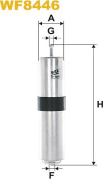 WIX Filters WF8446 - Filtru combustibil - allinparts.ro