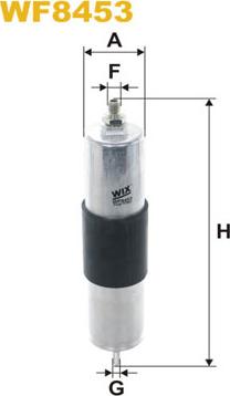 WIX Filters WF8453 - Filtru combustibil - allinparts.ro