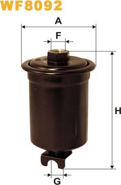 WIX Filters WF8092 - Filtru combustibil allinparts.ro