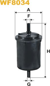 WIX Filters WF8034 - Filtru combustibil - allinparts.ro
