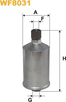 WIX Filters WF8031 - Filtru combustibil allinparts.ro