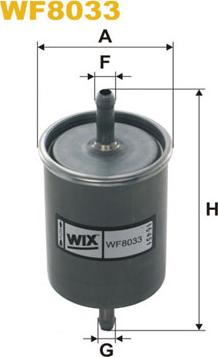WIX Filters WF8033 - Filtru combustibil allinparts.ro