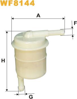 WIX Filters WF8144 - Filtru combustibil - allinparts.ro