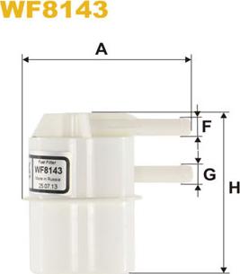 WIX Filters WF8143 - Filtru combustibil - allinparts.ro