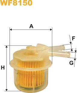 WIX Filters WF8150 - Filtru combustibil allinparts.ro