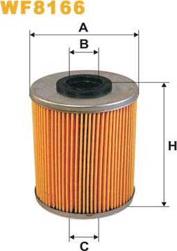 WIX Filters WF8166 - Filtru combustibil - allinparts.ro
